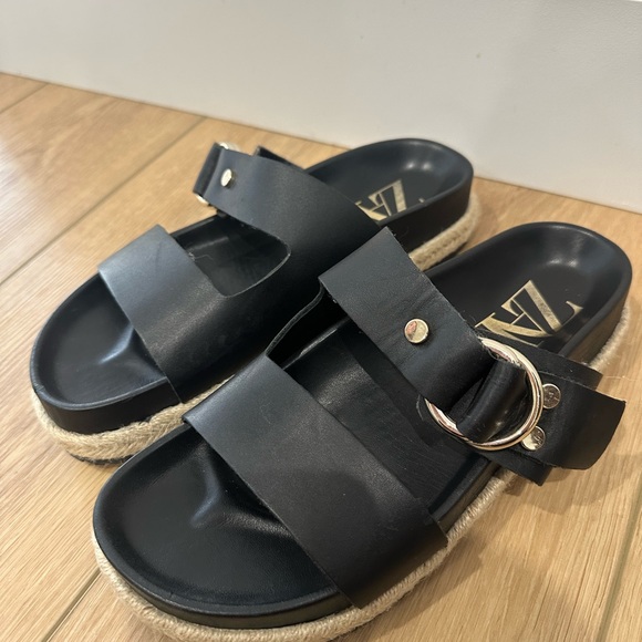 Zara Buckle Sandals - Picture 2 of 3